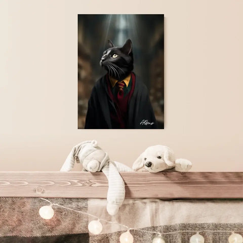Tableau Personnalisé Portrait Animaux Sorcier Ron