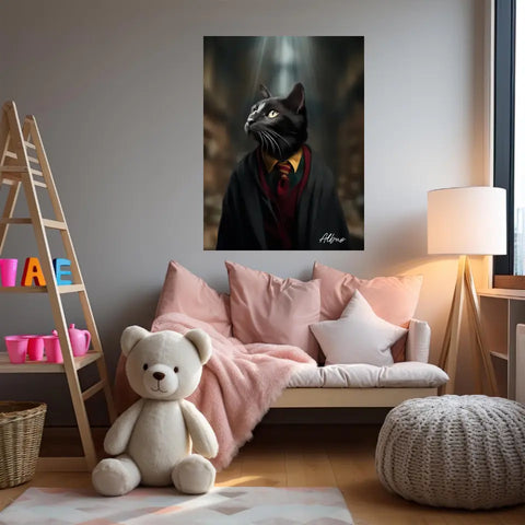 Tableau Personnalisé Portrait Animaux Sorcier Ron