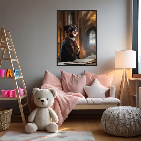 Tableau Personnalisé Portrait Animaux Sorcier Hermione
