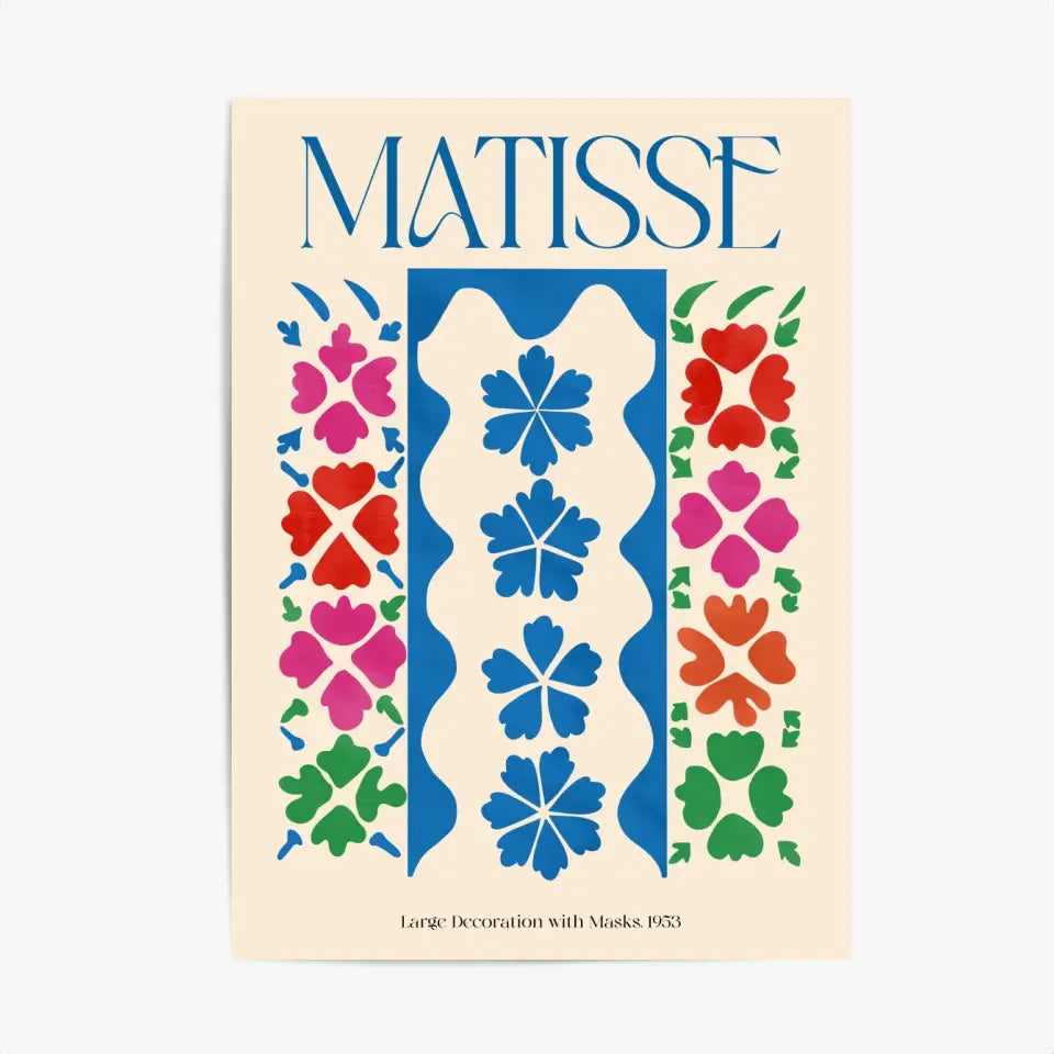 Matisse Large Décoration With Masks