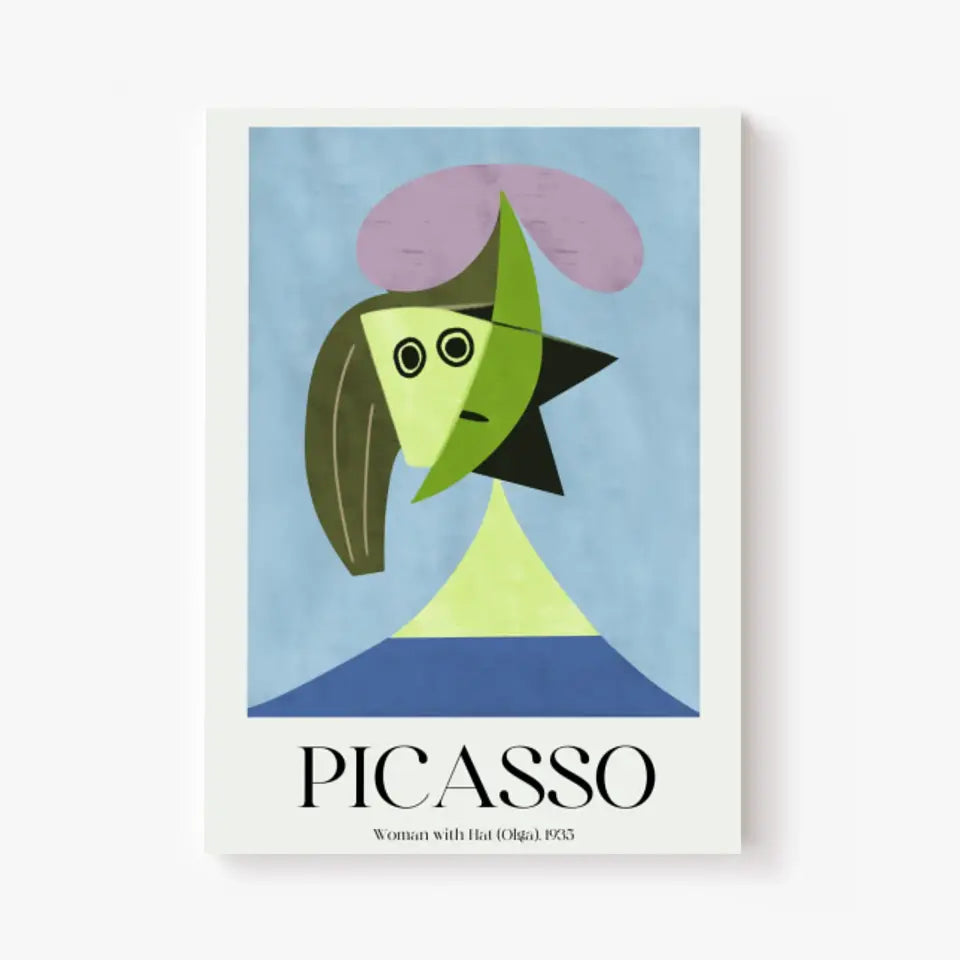 Picasso Woman With Hat Olga 1935
