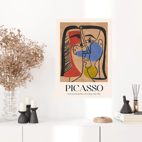Picasso Portrait Of Jacqueline With Glossy Hair 1962