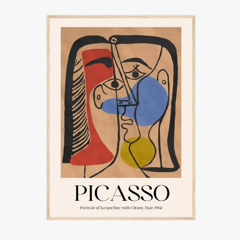 Picasso Portrait Of Jacqueline With Glossy Hair 1962