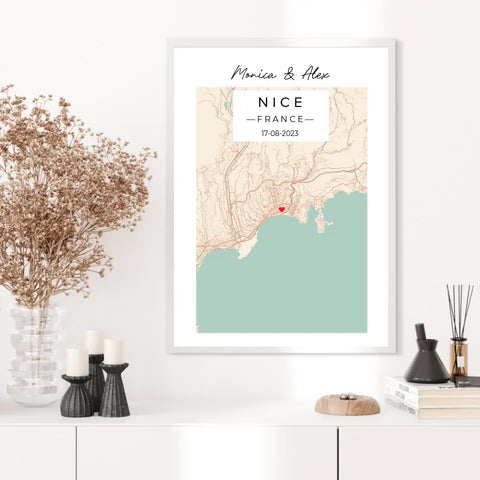 Carte Lieu de Rencontre Personnalisée