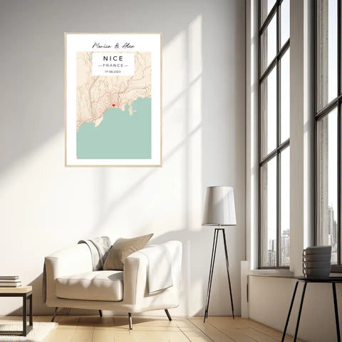 Carte Lieu de Rencontre Personnalisée