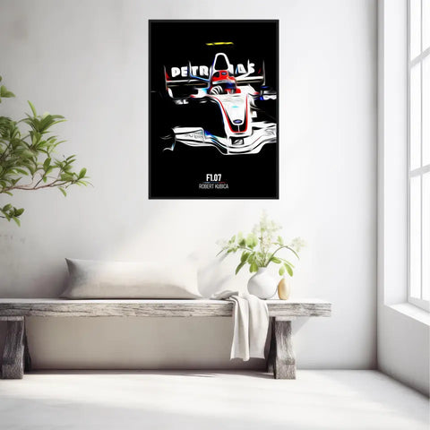 Affiche ou Tableau BMW Sauber F1.07 Robert Kubica Formule 1