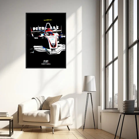 Affiche ou Tableau BMW Sauber F1.07 Robert Kubica Formule 1