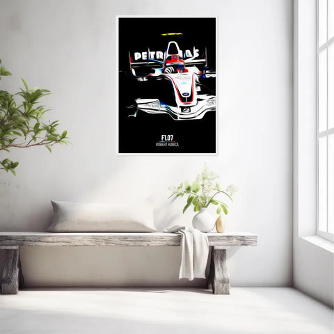 Affiche ou Tableau BMW Sauber F1.07 Robert Kubica Formule 1