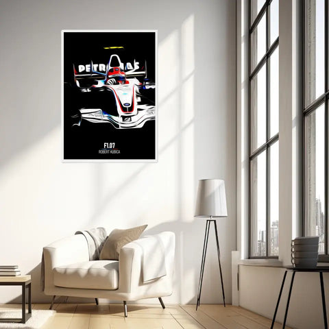 Affiche ou Tableau BMW Sauber F1.07 Robert Kubica Formule 1