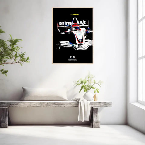 Affiche ou Tableau BMW Sauber F1.07 Robert Kubica Formule 1
