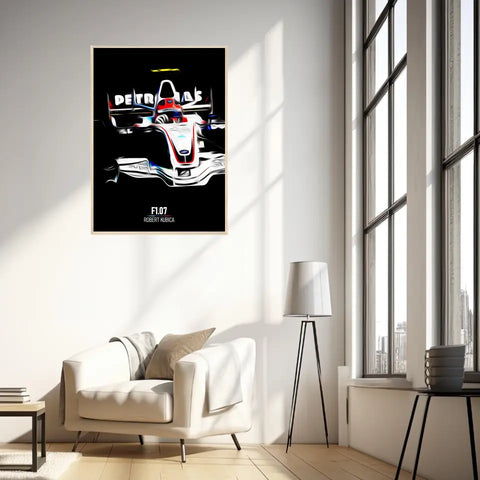 Affiche ou Tableau BMW Sauber F1.07 Robert Kubica Formule 1