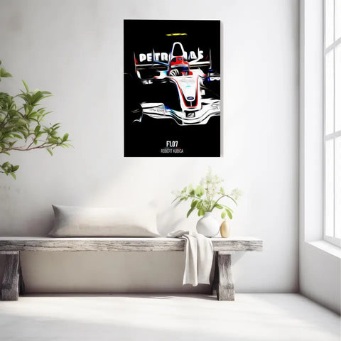 Affiche ou Tableau BMW Sauber F1.07 Robert Kubica Formule 1