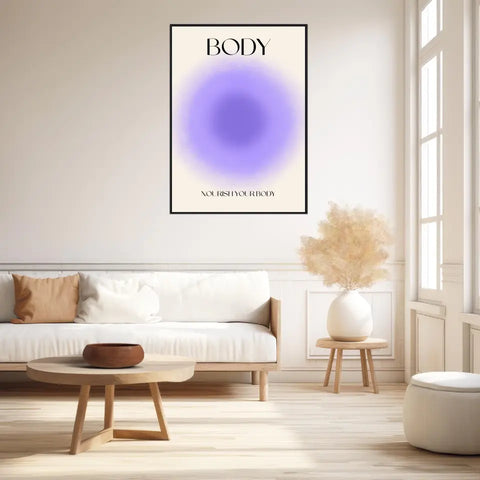 Affiche et Tableau Moderne Positive Nourish Your Body