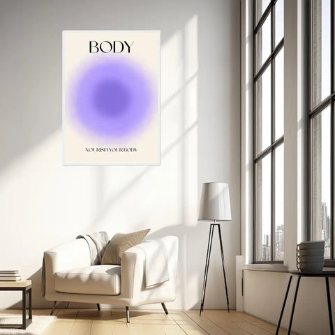Affiche et Tableau Moderne Positive Nourish Your Body