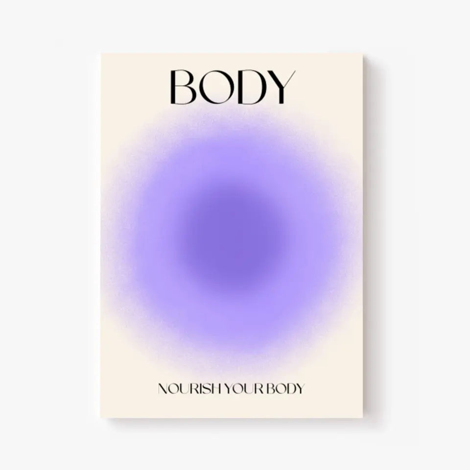 Affiche et Tableau Moderne Positive Nourish Your Body