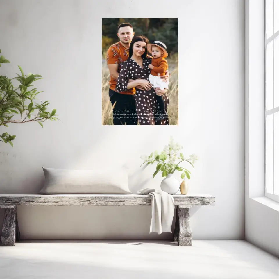 Tableau Personnalisé Photo Parents