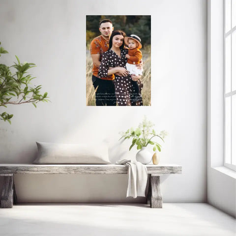 Tableau Personnalisé Photo Parents