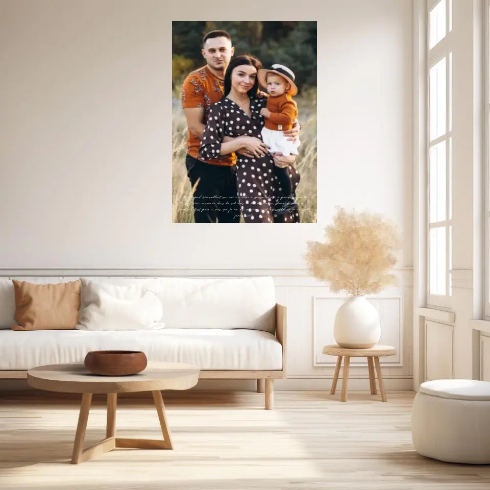 Tableau Personnalisé Photo Parents