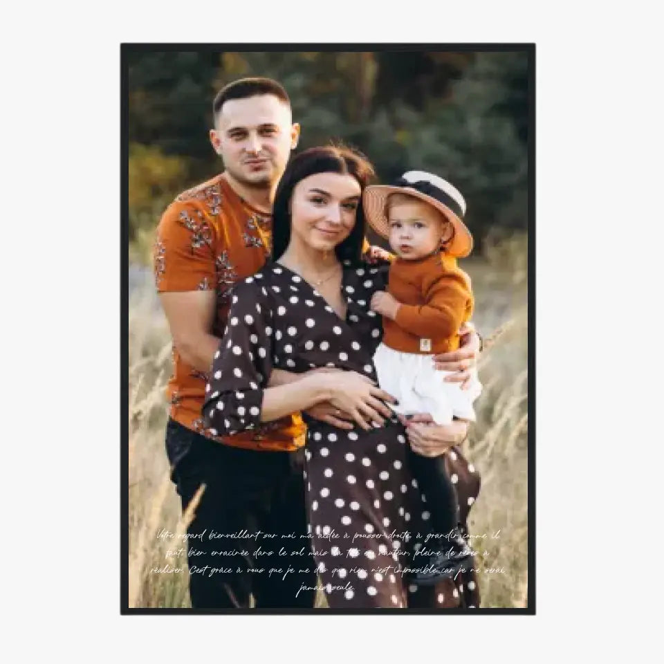 Tableau Personnalisé Photo Parents