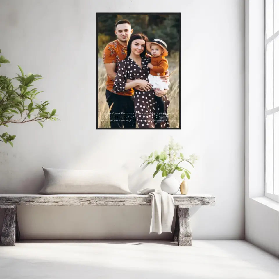 Tableau Personnalisé Photo Parents