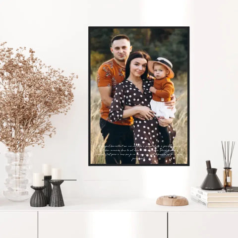 Tableau Personnalisé Photo Parents