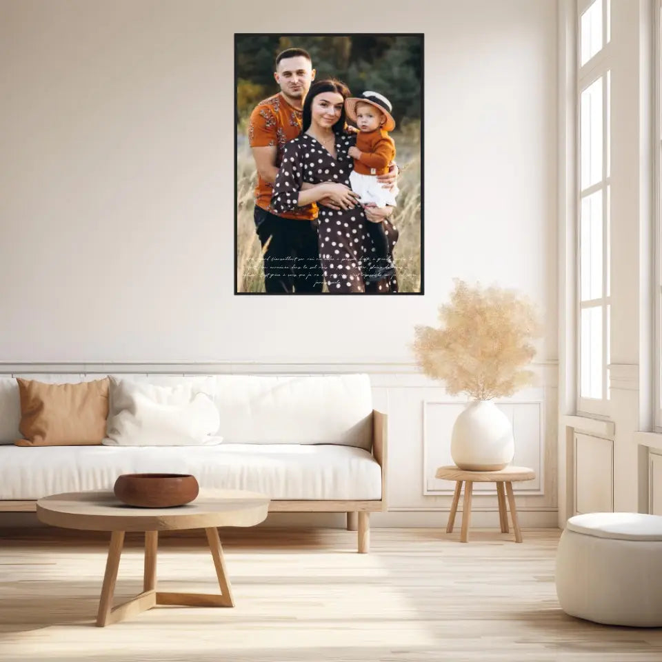 Tableau Personnalisé Photo Parents