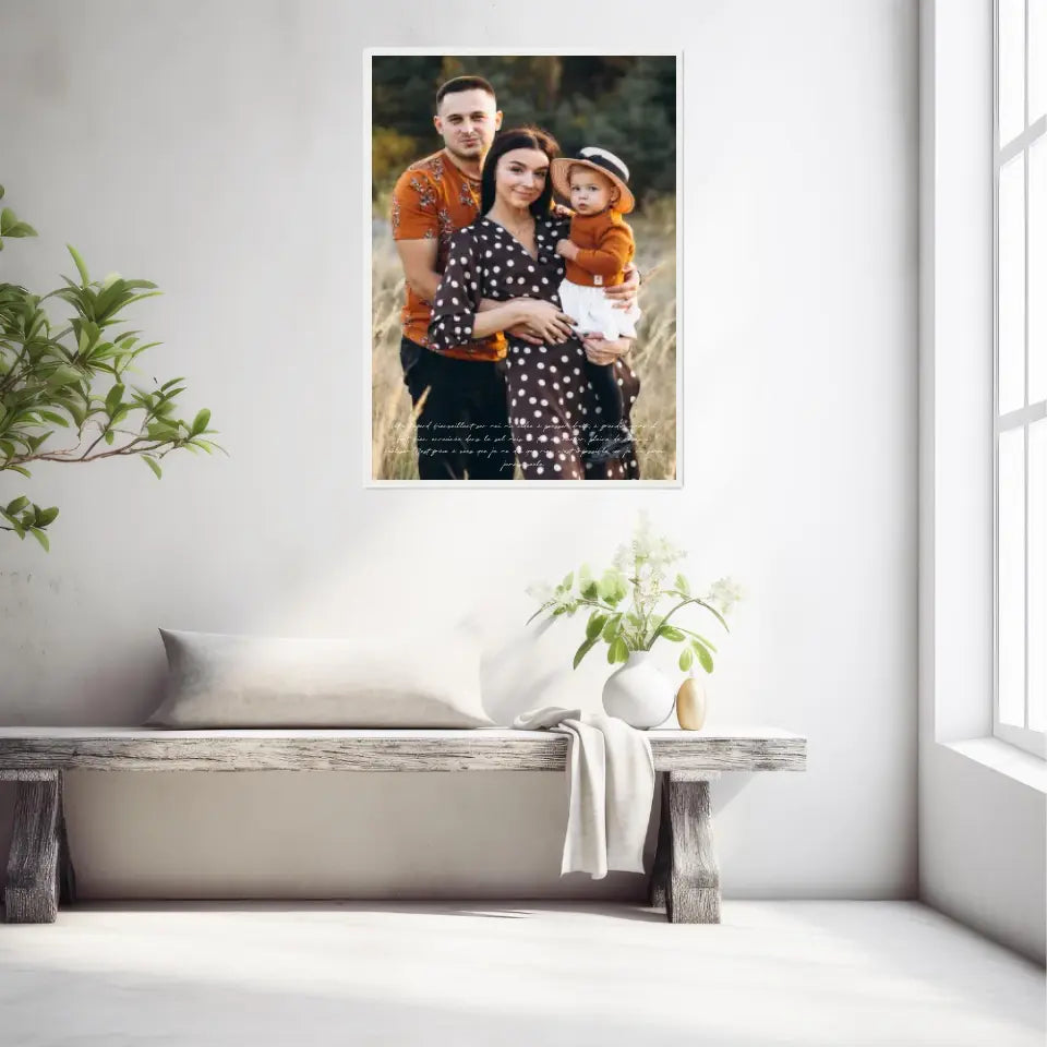 Tableau Personnalisé Photo Parents