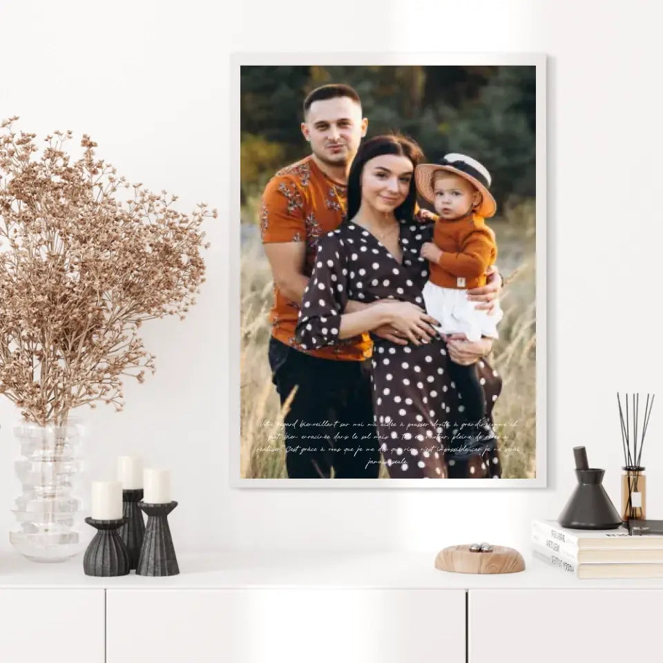 Tableau Personnalisé Photo Parents