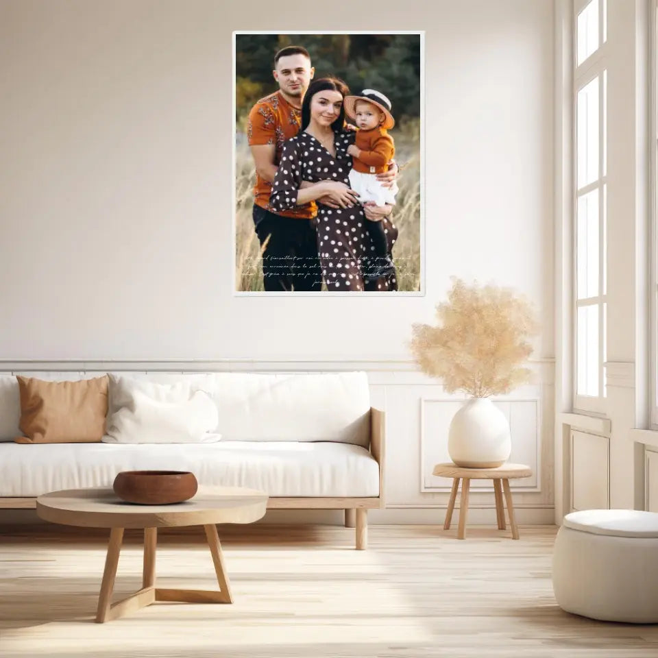Tableau Personnalisé Photo Parents