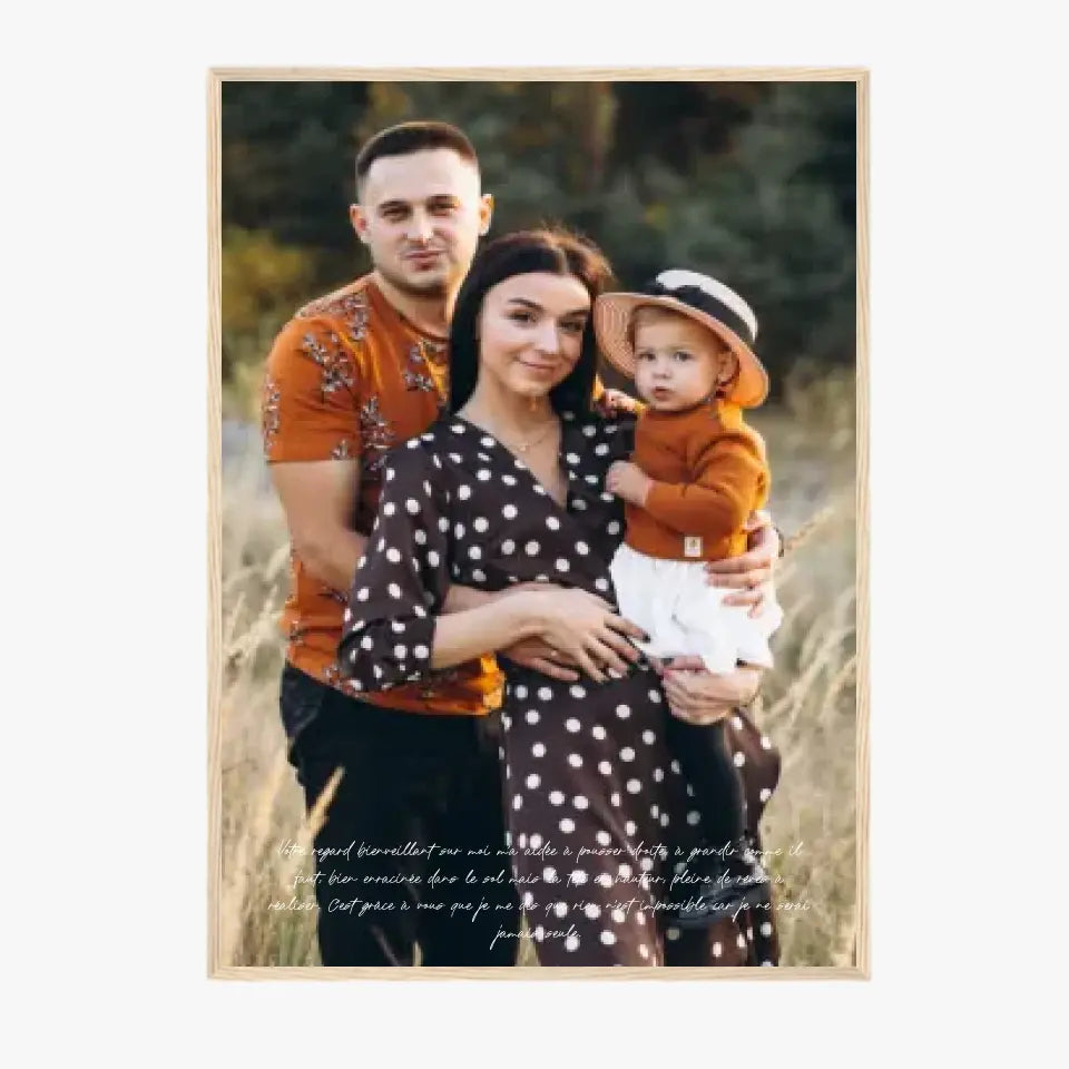 Tableau Personnalisé Photo Parents