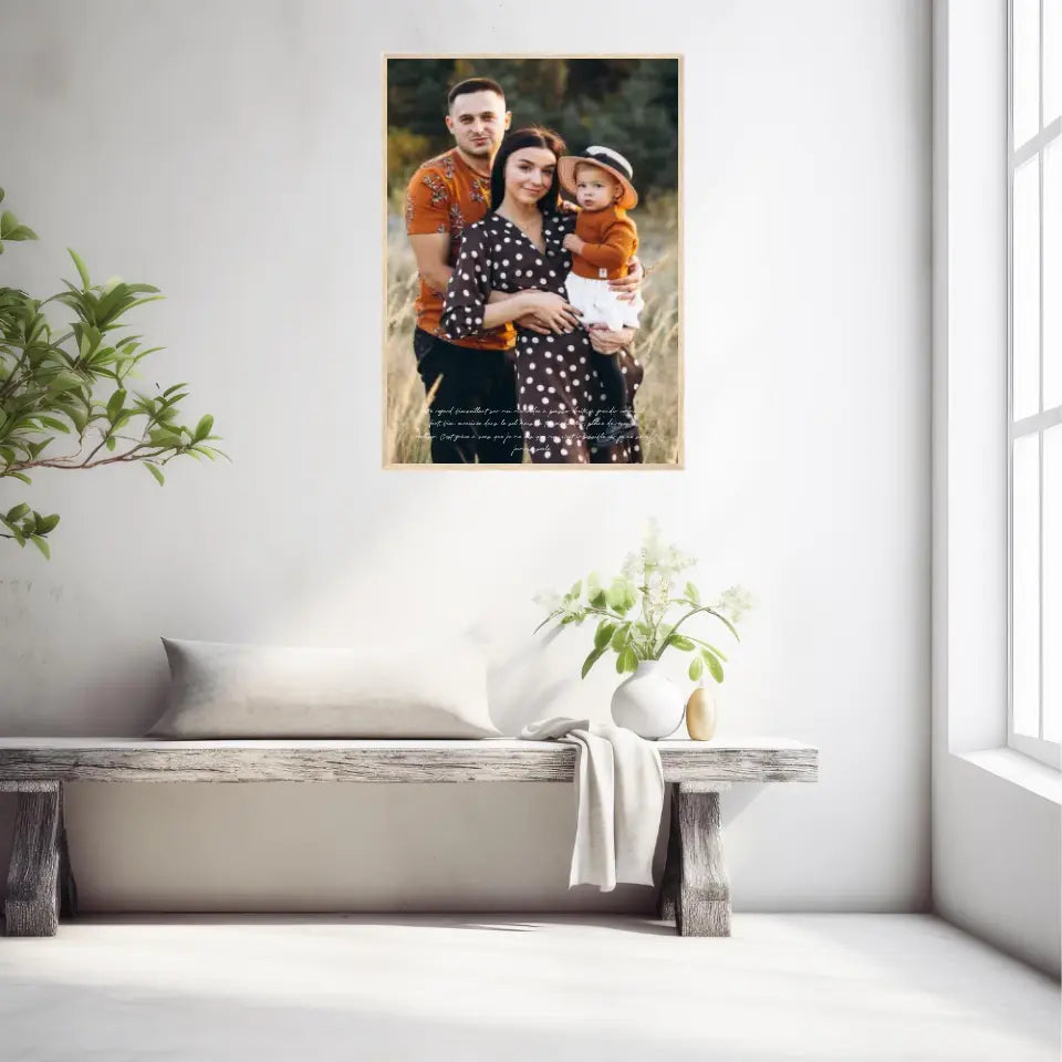 Tableau Personnalisé Photo Parents