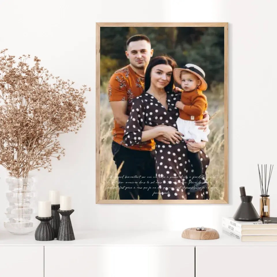 Tableau Personnalisé Photo Parents