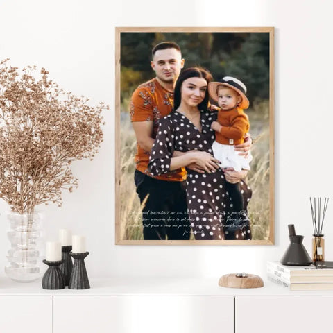 Tableau Personnalisé Photo Parents