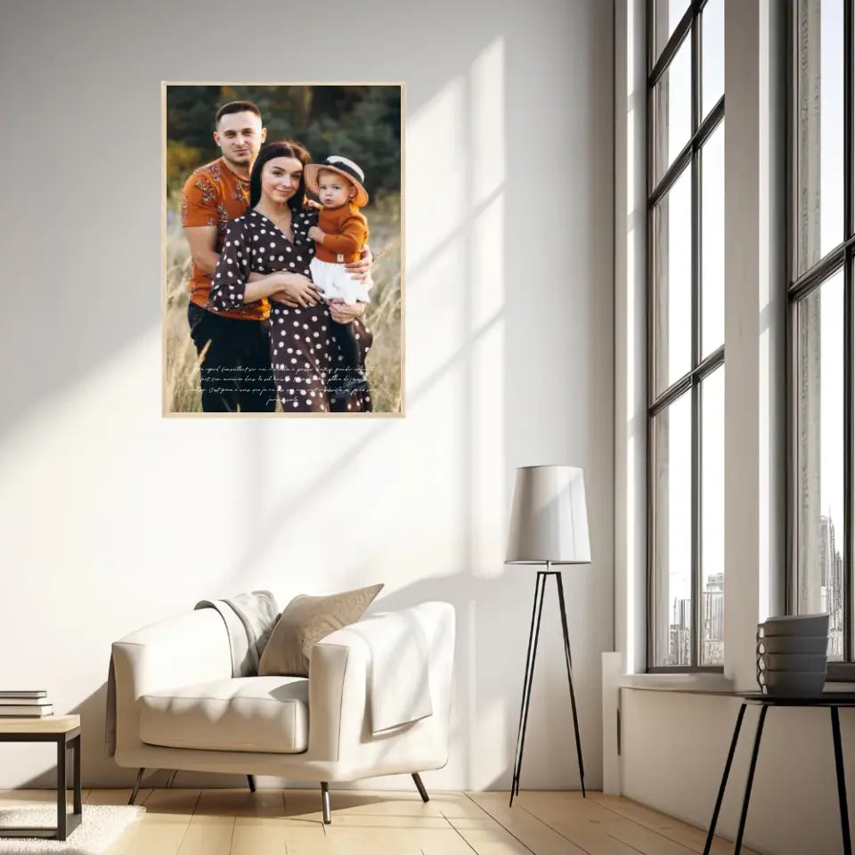 Tableau Personnalisé Photo Parents