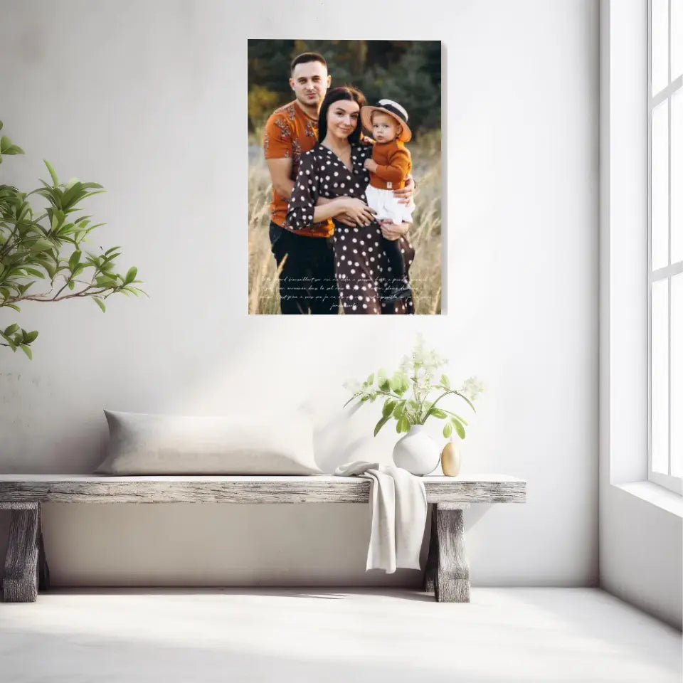 Tableau Personnalisé Photo Parents