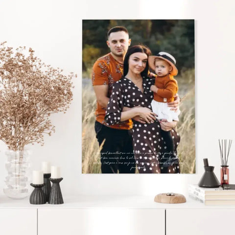 Tableau Personnalisé Photo Parents