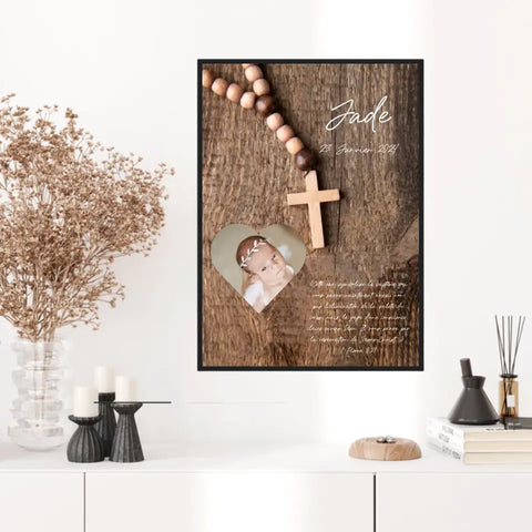 Affiche Baptême Personnalisée