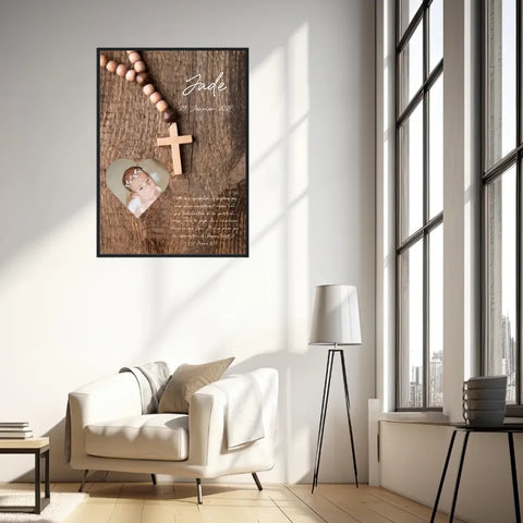 Affiche Baptême Personnalisée
