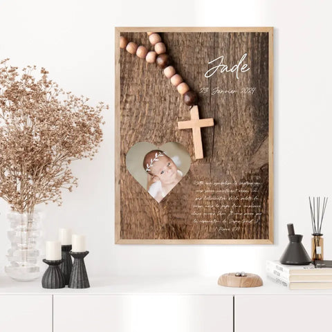 Affiche Baptême Personnalisée