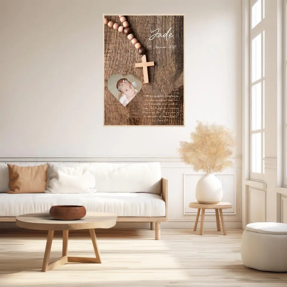 Affiche Baptême Personnalisée