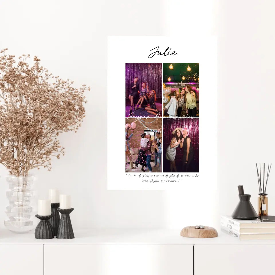 Cadre Photo Anniversaire
