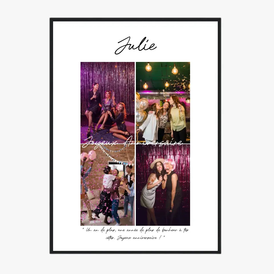 Cadre Photo Anniversaire
