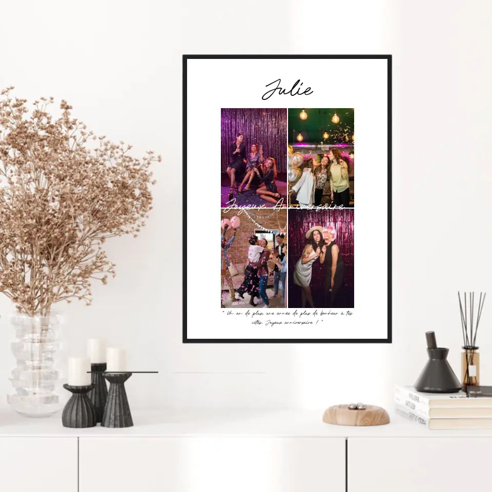 Cadre Photo Anniversaire