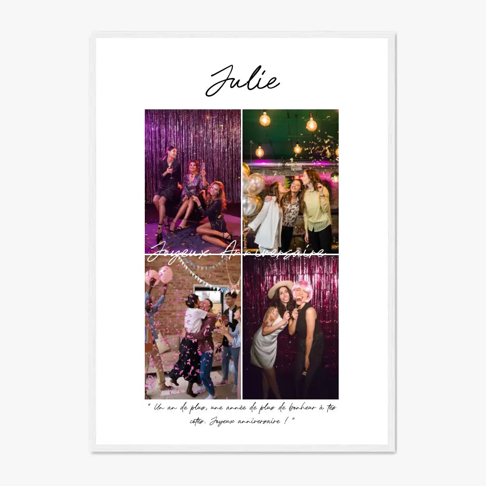 Cadre Photo Anniversaire
