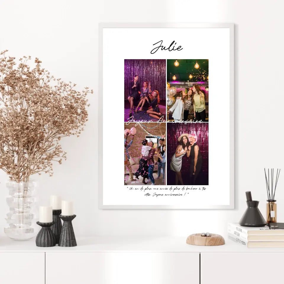 Cadre Photo Anniversaire