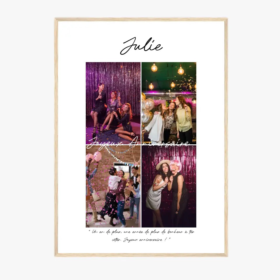 Cadre Photo Anniversaire