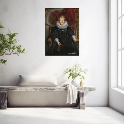 Tableau Personnalisé Portrait de Femme Catharina Behaghel par Jacob Jordaens