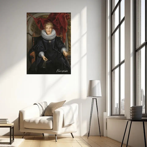 Tableau Personnalisé Portrait de Femme Catharina Behaghel par Jacob Jordaens