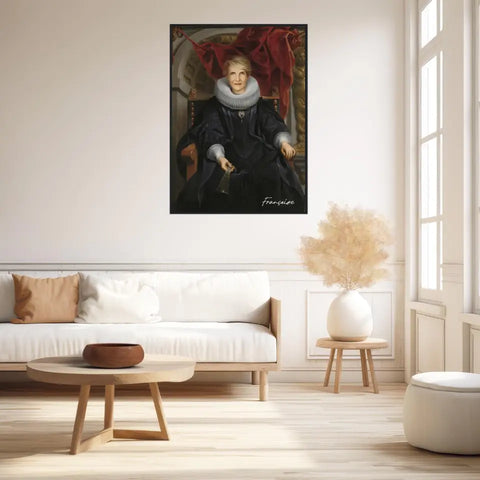 Tableau Personnalisé Portrait de Femme Catharina Behaghel par Jacob Jordaens