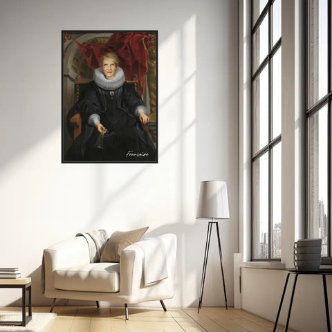 Tableau Personnalisé Portrait de Femme Catharina Behaghel par Jacob Jordaens
